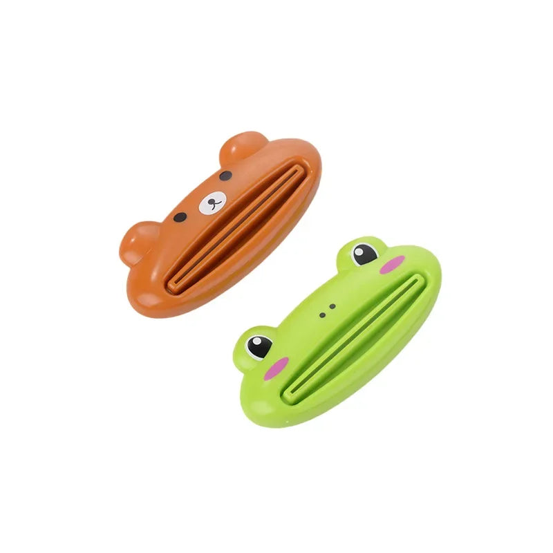 1-3Pcs Cartoon Toothpaste Squeezer Dispenser Facial Cleanser Clips Kid Toothpaste Tube Saver Toothpaste Squeezer Bathroom