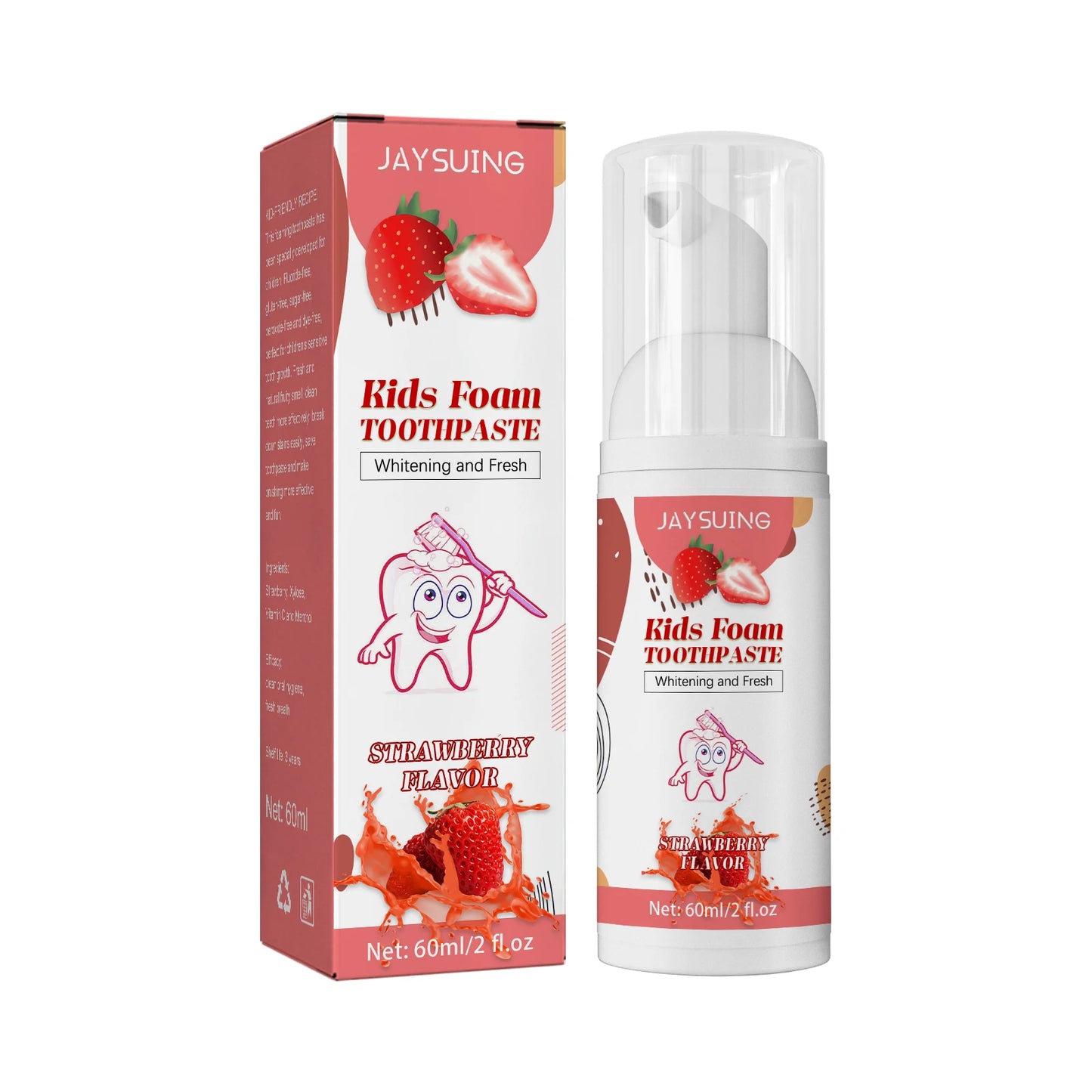 Children Toothpaste Probiotics Stain Removal Tooth Mousse Oral Cleaning Fruit Flavor Fresh Breath Kids Dental Care Toothpaste
