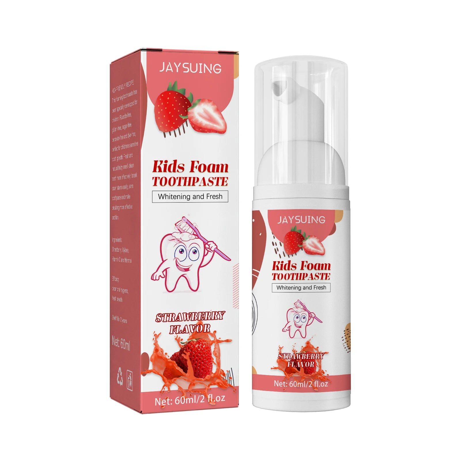 Children Toothpaste Probiotics Stain Removal Tooth Mousse Oral Cleaning Fruit Flavor Fresh Breath Kids Dental Care Toothpaste