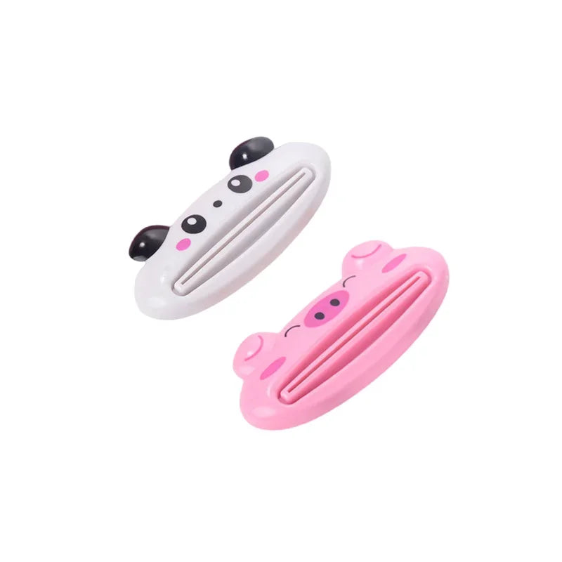 1-3Pcs Cartoon Toothpaste Squeezer Dispenser Facial Cleanser Clips Kid Toothpaste Tube Saver Toothpaste Squeezer Bathroom