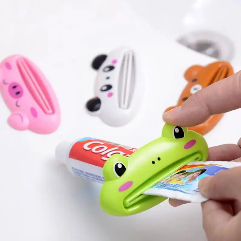 1-3Pcs Cartoon Toothpaste Squeezer Dispenser Facial Cleanser Clips Kid Toothpaste Tube Saver Toothpaste Squeezer Bathroom