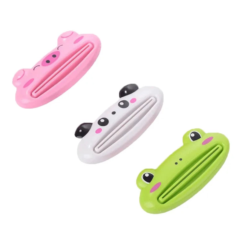 1-3Pcs Cartoon Toothpaste Squeezer Dispenser Facial Cleanser Clips Kid Toothpaste Tube Saver Toothpaste Squeezer Bathroom