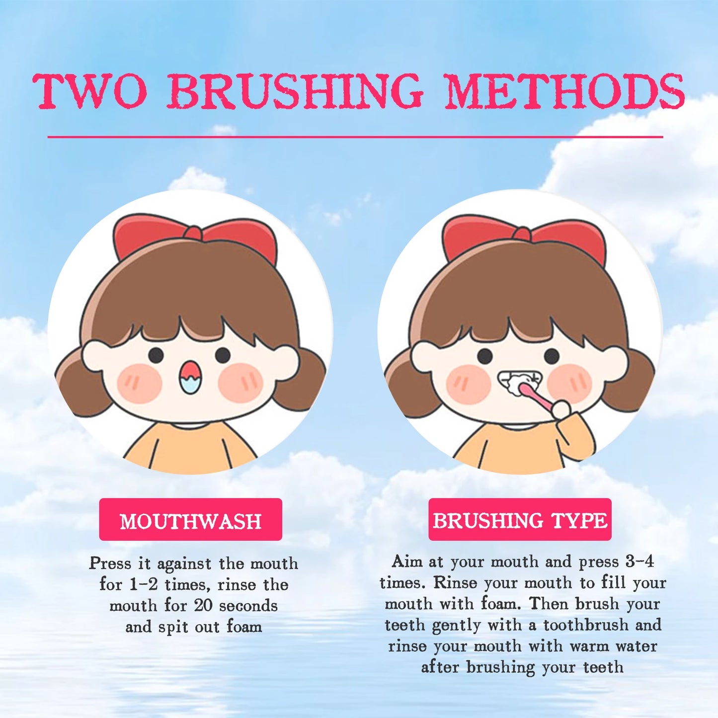 Children Toothpaste Probiotics Stain Removal Tooth Mousse Oral Cleaning Fruit Flavor Fresh Breath Kids Dental Care Toothpaste