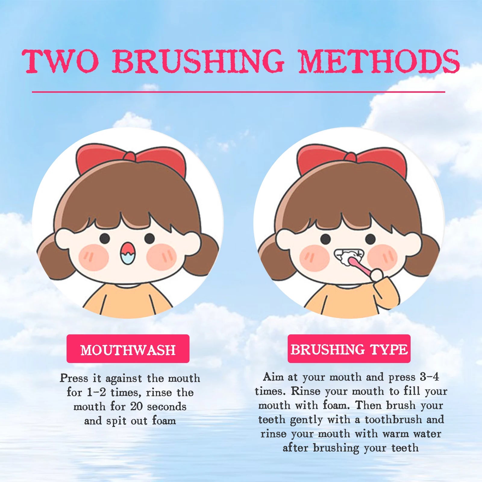 Children Toothpaste Probiotics Stain Removal Tooth Mousse Oral Cleaning Fruit Flavor Fresh Breath Kids Dental Care Toothpaste