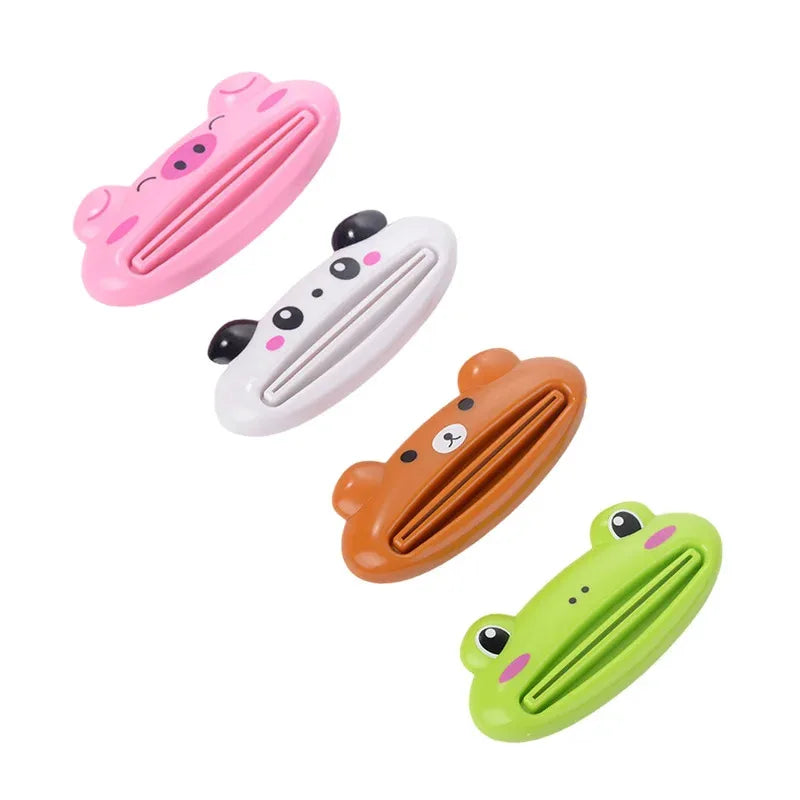 1-3Pcs Cartoon Toothpaste Squeezer Dispenser Facial Cleanser Clips Kid Toothpaste Tube Saver Toothpaste Squeezer Bathroom