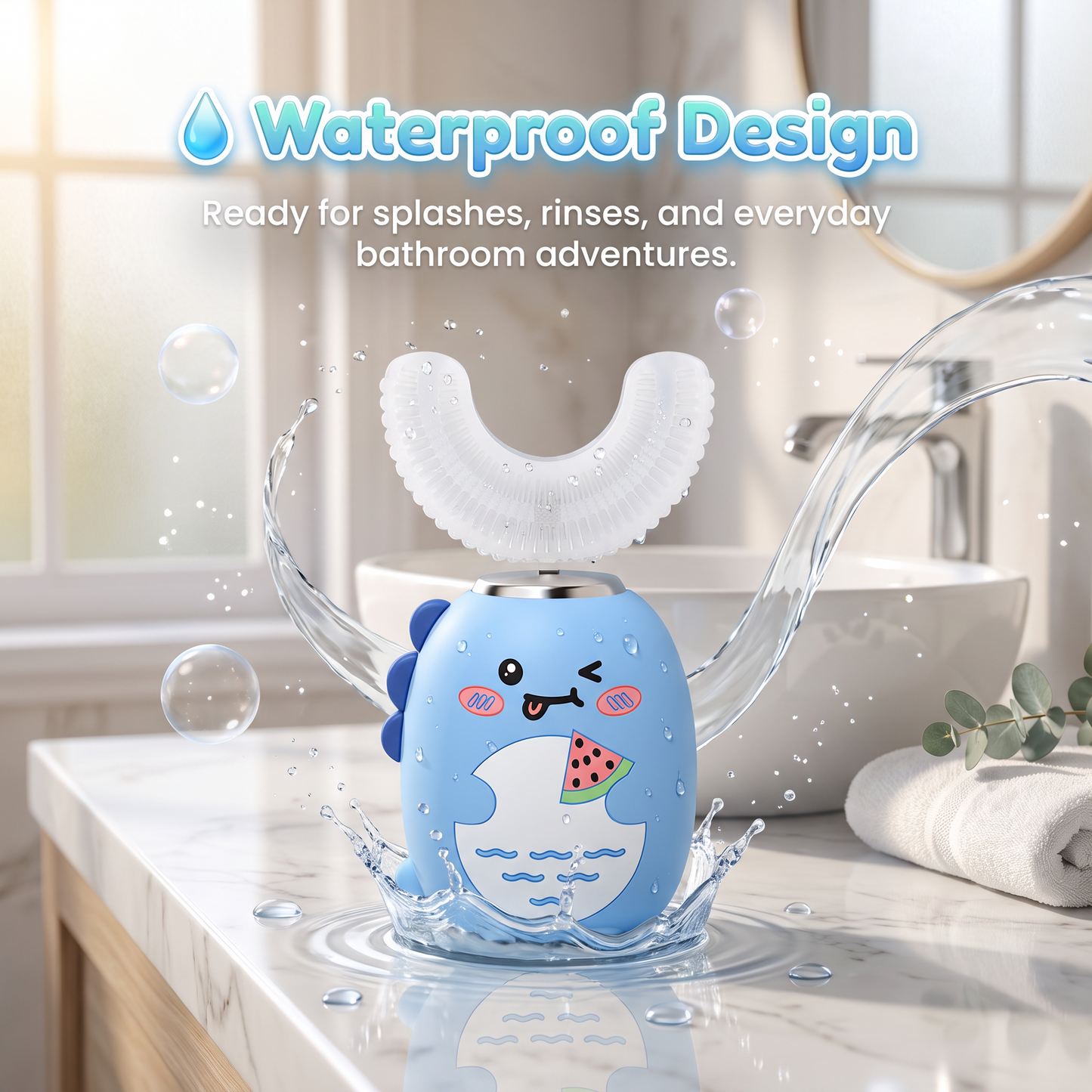 DinoBrush – Kids Sonic Electric Toothbrush