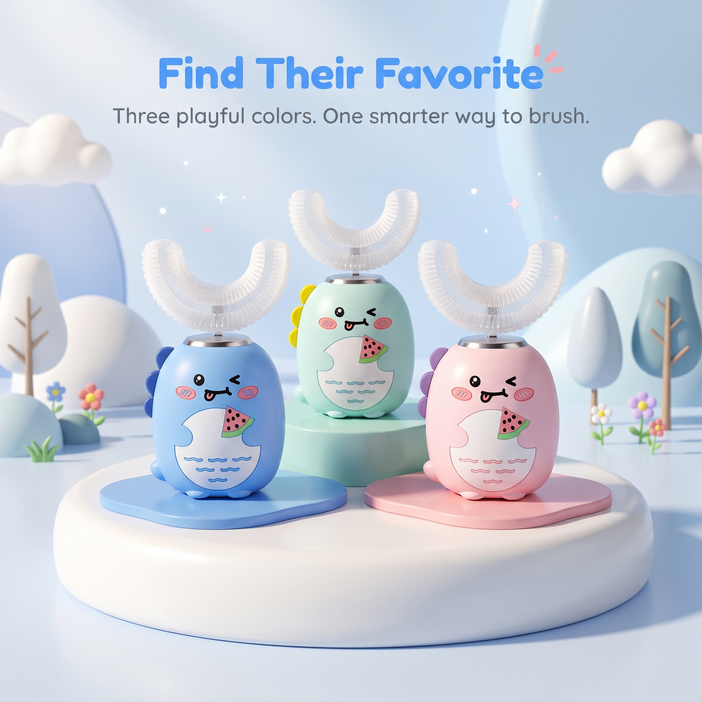 DinoBrush – Kids Sonic Electric Toothbrush